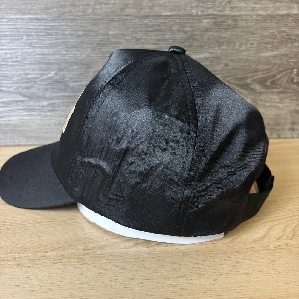 Harley-Davidson Hat Strap Back Girls Black Nylon Sequin Motorcycle Biker